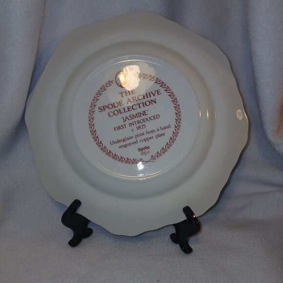 The Spode Archive Collection Jasmine Buffet Dessert Plate 9.5" Ironstone England - Picture 6 of 16